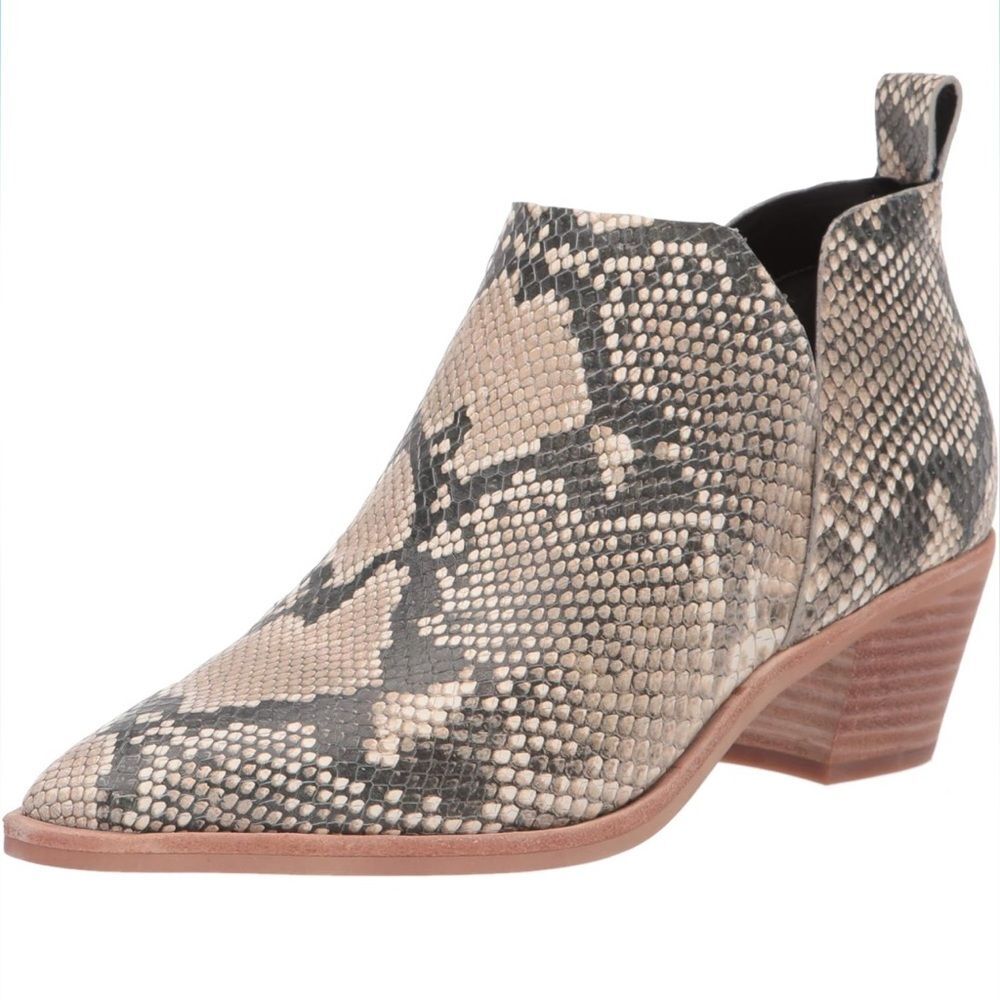 Dolce Vita Snakeskin Women’s Ankle Booties Size 7